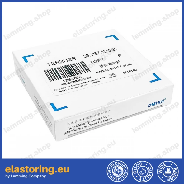 Oil seal 38,1x57,15x8,35 B2PT PTFE+Q235 [M35969]